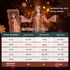 Fairycos Fairycos Hippie Kostüm Damen Große Größen Kleid 70er Jahre