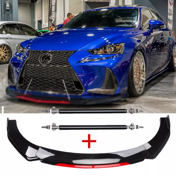 Unbranded For Lexus RC350 RC300 RC200t Car Black&Red Front Bumper