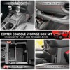 Utiiy Center Console Organizer for 2024 2025 Jeep Wrangler JL