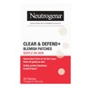 Neutrogena Clear & Defend+ Blemish Patches for Sensitive Skin, 30