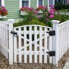 WRINGKIT Heavy Duty Gate Latches for Wooden Fences, Post Mount
