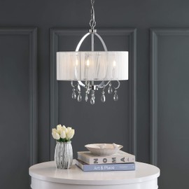 Safavieh LIT4236B Lighting Collection New Vienna Chrome Chandelier