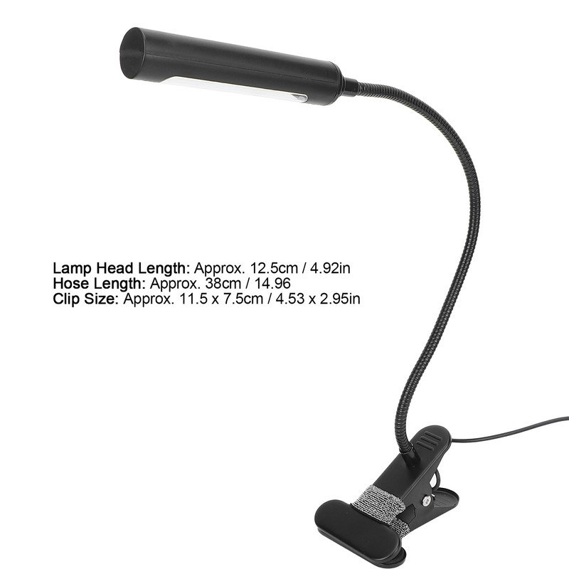 LED Clip On Light Eye Protection Tattoo Makeup USB Charging