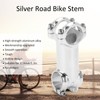 Meijun Silver Road Bike Stem Bicycle Stem for MTB 31.8x80mm