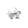 Unbranded Free Motion Clear Open Toe PresserFoot, 4128606, HUSQ/VIK Desinger