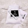 Azeeda 20cm 'Pregnancy Test & Photo' Satin Drawstring Bag/Pouch (SB00045056)