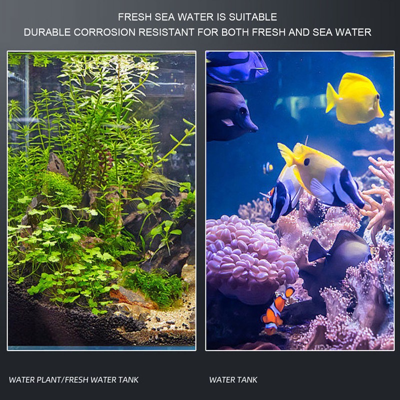 Aquarium Heater Adjustable IPX8 Waterproof Submersible Thermostat Heater with Suction