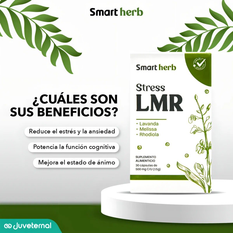 Anahuac Stress LMR Cpsulas Lavanda Rodiola Melissa Antiestrs