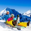 Foldable Snow Sled, Fits 2 Children or 1 Adult, Lightweight