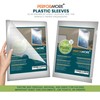 Performore 12 Pack of Clear Project Pocket Sleeves, 9" X