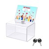 Uniclife Secure Suggestion Box Slot Cash Box Steel