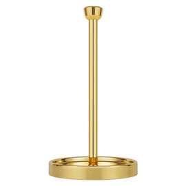 Ivilon Countertop Paper Towel Holder - Modern Tapered End Cap Design - Color Gold Polished