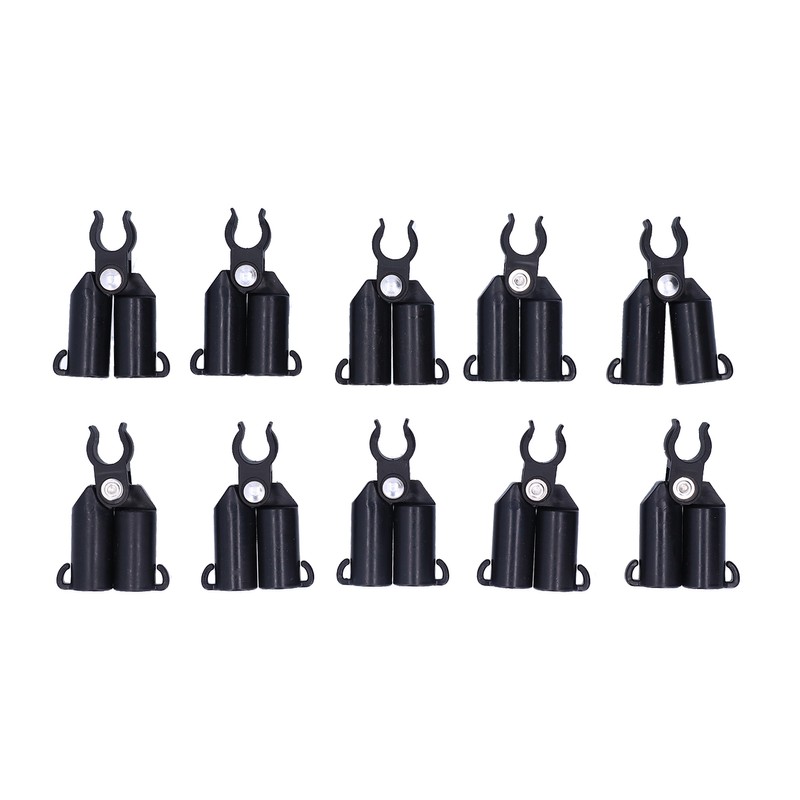 10PCS A-Type Connecting Joint Fixed Clip Plant Supports Fixing Stakes