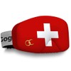 GogglesCover Protective snowboard goggles cover, Swiss flag design