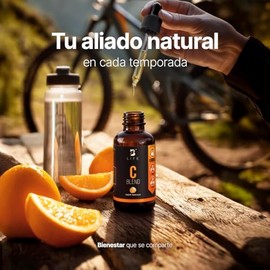 B Life Vitamina C Líquida | 60 ml | Enriquecida con Equinácea | Sabor Naranja | Vitamina C en Gotas | C Blend