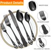 Vilihkc Gorgeous Retro Royal Stainless Steel 20 Pieces Flatware Set,