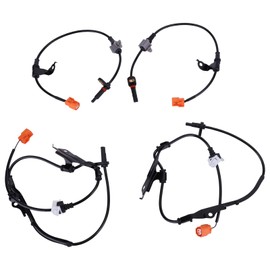 Slakerbe 4 Pcs ABS Wheel Speed Sensor Compatible with Acura TSX 2004 2005 2006 2007 2008 L4 2.4L Sedan, 57475SEA013 57450SDC013 57455SDC013 57470SEA013 Front Rear Driver and Passenger Side