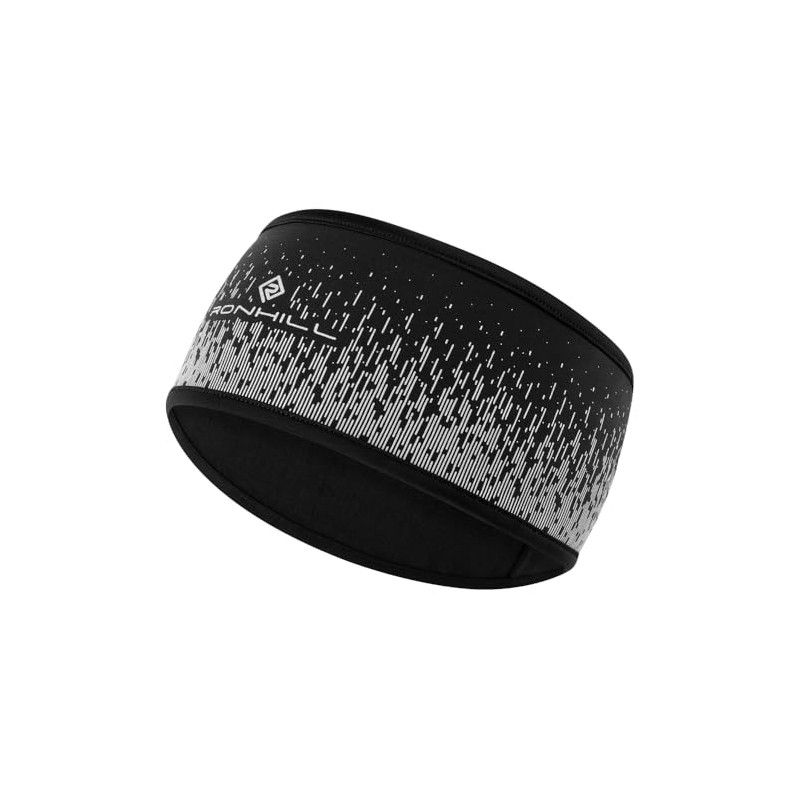 RONHILL Running, Reflect Headband, Black/Reflect, M/L