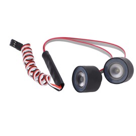 RC Car Angel Eye Headlights Front Head Lamp Group for ZD Racing DBX‑07 1/7 RC Vehicle