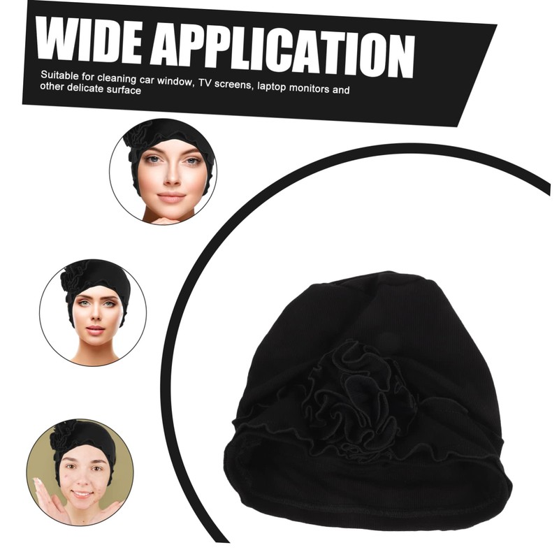 Ipetboom Large Flower Headwear Hat for Women Chemotherapy Cover Turban