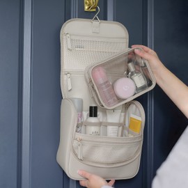Stackers Oatmeal Hanging Washbag