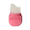 Mochi Skin deluxe rose quartz roller with flower handle in