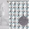 SANBREVE Cortina De Baño Lavable Tela Poliéster Impermeable 180*180cm