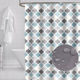 SANBREVE Cortina De Baño Lavable Tela Poliéster Impermeable 180*180cm