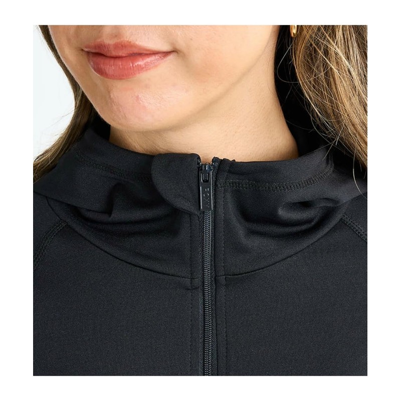 Roxy Historical Logo Hoody Women's Rash Guard, white, M