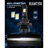 BEAMTECH H13/9008 Bulbs, 900% Brighter Canbus Ready 6500K White Light