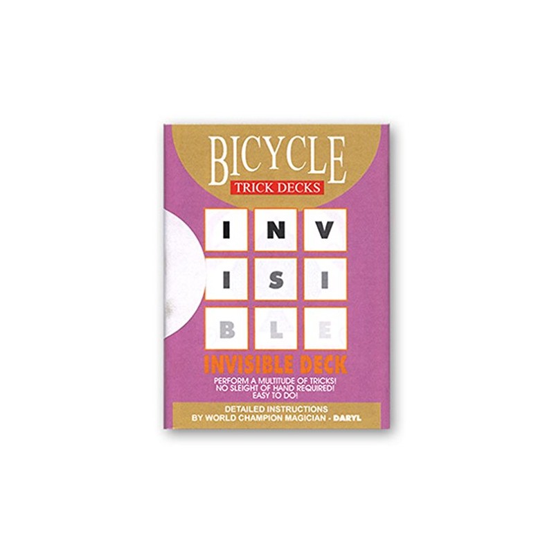 Murphy's Manufacturing Invisible Deck Bicycle (Red) - Trick
