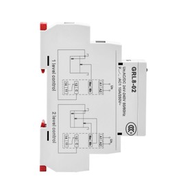 GAEYAELE GRL8 Liquid Timer Control Relay Electronic Liquid Level Controller 10A AC/DC24V-240V