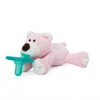 WubbaNub Infant Pacifier - Pink Bear