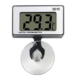 Gellvann Digital Aquarium Thermometer Submersible with Suction Cup Waterproof LCD Display for Tropical and Marine Animals