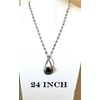 Hidden Hollow Beads Snap Interchangeable Women's Fashion Jewelry Necklace, 18"