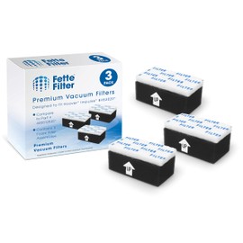 Fette Filter - Vacuum Foam Filter Assembly Compatible with Hoover Impulse Cordless Vacuum BH53020. Compare to Part # 440012835. 3 Pack