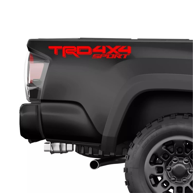 TRD 4x4 SPORT Decals for Tacoma Bed, 4x4 Racing Development