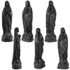 KYEYGWO Crystal Holy Virgin Mary Statue Catholic Our Lady Of
