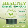 Granitestone Green Frying Pan with Ultra Nonstick Durable Mineral &