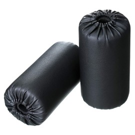 Foam Foot Pads Rollers Set of a Pair (8"x4"x20mm) for Home Gym Exercise Machines Equipments Replacements with 1 Inch Rod