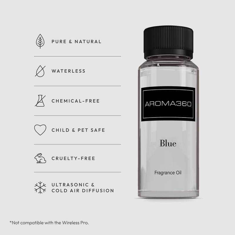 Aroma360 | Blue Diffuser Oil Blend | Luxury Essential Aromatherapy