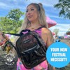 Kandies World Clear Festival Backpack – Stylish Transparent Bag –