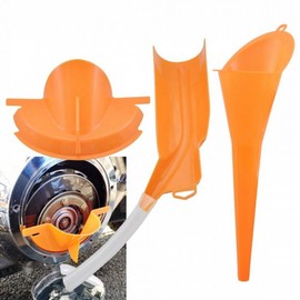 Oil Funnel Set Universal for Harley Davidson Touring Dyna Softail Sportster (Oil Funnel Set Orange)
