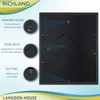 Langdon House 8x10 Picture Frames Set (Black, 6 Pack) Distinguished