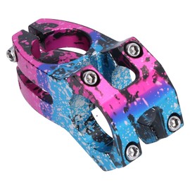 Bicycle Hollow Riser Stem Speed Drop Aluminum Alloy Short Handle Stem Stand Bike AccessoryBlue