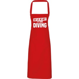 Hippowarehouse Out of My Way I'm Going Diving Apron kitchen cooking painting DIY onesize adult