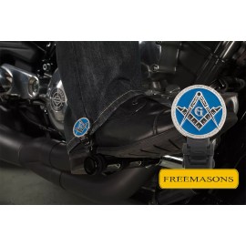 Biker Boot Straps 6" Freemasons Biker Boot Straps