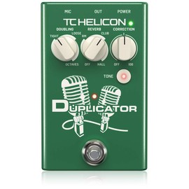 TC Helicon Vocal Effects Doubling Effects Studio Grade Reverb Adaptive Tone DUPLICATOR