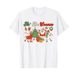 Tis The Season Vintage Boho Hippie Cartoon Characters gifts T-Shirt