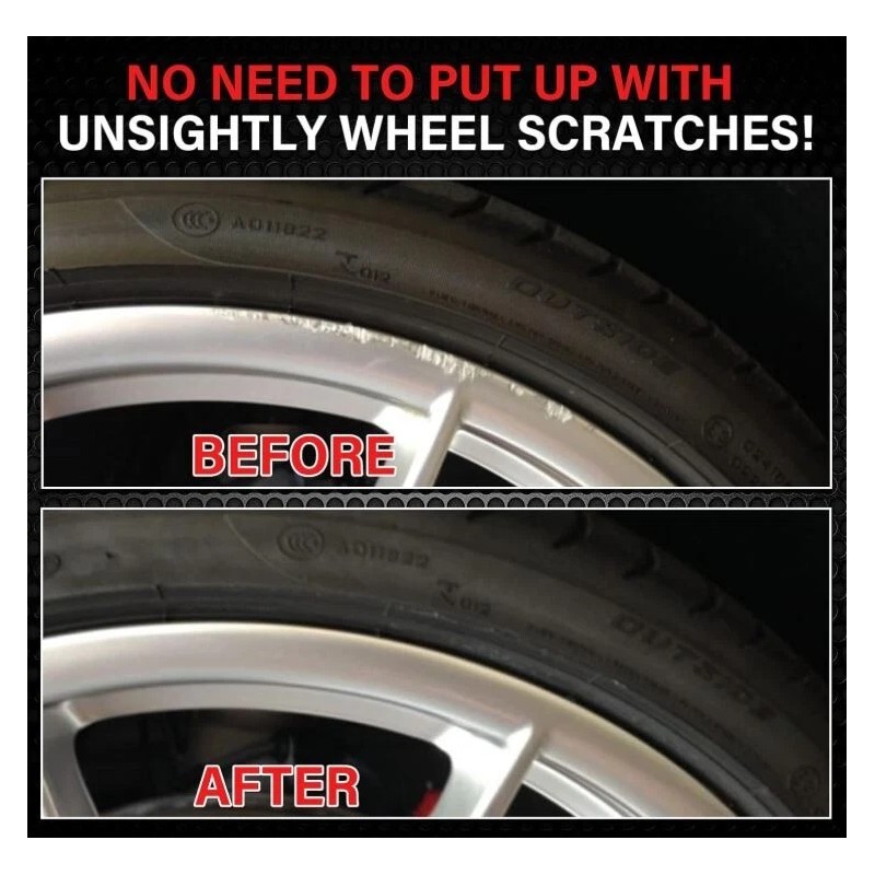 SMAPHY Matte Black Rim Touch Up Paint Wheel Scratch Repair